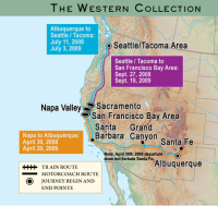 Napa Albuquerque (Western Collection) Train Map